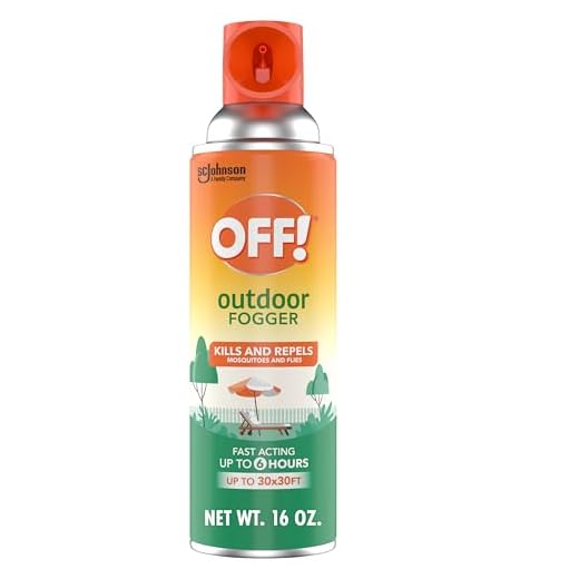 OFF! Outdoor Insect & Mosquito Repellent Fogger, Kills & Repels Insects in an up to 900 sq, ft, area, 16 oz.