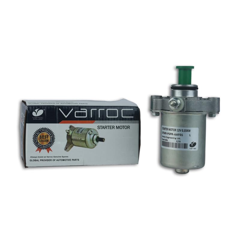 VARROC Starter Motor Pasion Pro BS6 | Superior Starter Motor | Ideal for OEM Replacement | Durable Build | Resists Heat & Vibrations | Reduces Battery Stress