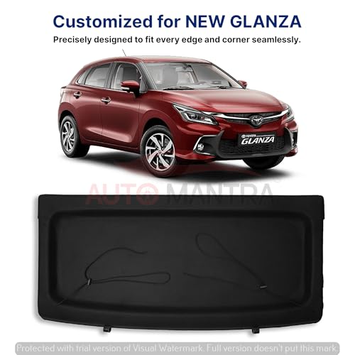 Image of Car Parcel Tray Diggi Luggage Tray in Perfect Fitting Compatible for Glanza