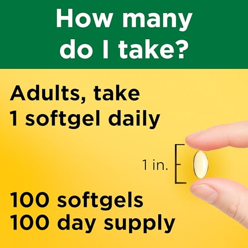 Nature Made Vitamin E 400 IU Softgels 267 mg d-Alpha, 100 Softgels - Image 5