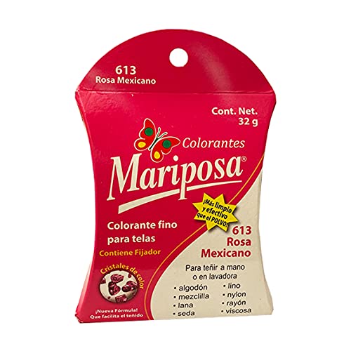 Catálogo para Comprar On-line Colorante Mariposa Tonos - los más vendidos. 40 Colorante Mariposa Cristales 32 grs 613 Rosa Mexicano