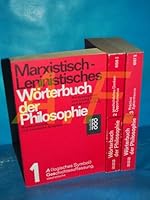 Marxistisch-leninistisches Wörterbuch der Philosophie. 3499161559 Book Cover