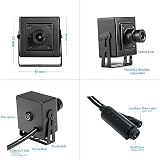 REVODATA TSEye Mini kamera IP 5MP PoE Audio, Ultra HD 2880 x 1620P, wbudowany mikrofon, obiektyw 3,6 mm (75° FOV), CCTV nadzoru bezpieczeństwa w domu (I706-P-A-TS metal)