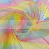 Durable et durable : le tissu en organza vibrant pour dégradé est fabriqué à partir de matériau Dacron durable, sa longévité et sa résistance à l'usure.