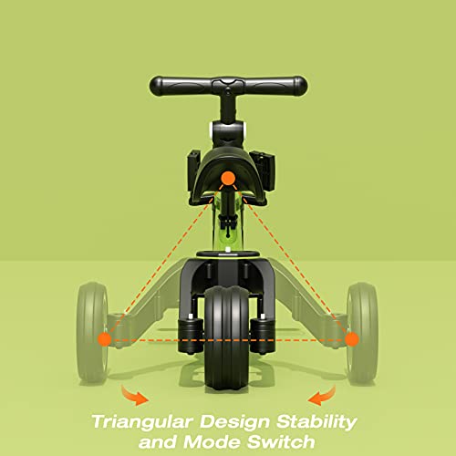 image for XJD 5 in 1 Kids Tricycles for 10 Month to 4 Years Old Kids Trike Toddl