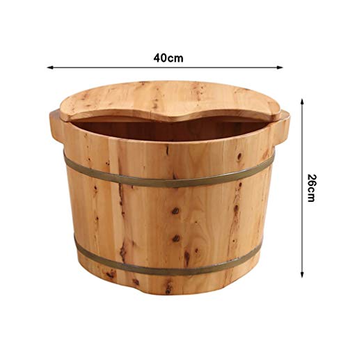 Cubeta de baño de pies de madera para adultos miniatura 5