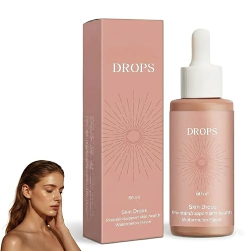 Bräunungstropfen zum Trinken 60ml Trinkbare Bräunungstropfen Selbstbräuner tropfen für Gesicht und Körper Sunless Tanning Drops für natürliche Bräune Ohne Sonnenschäden Schnelle Bräunung(1 Flasche)