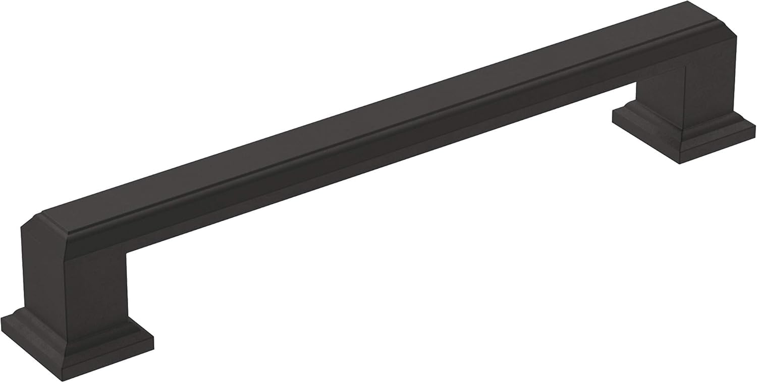 Amerock | Dolap Çekme | Mat Siyah | 5-1/16 inç (128 mm) Merkezden Merkeze | Randevu | 1 Paket | Çekmece Çekme | Dolap Kolu | Dolap Donanımı