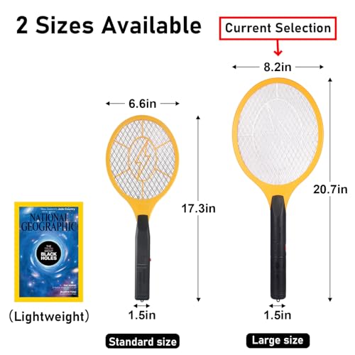 image for GameXcel Electric Fly Swatter Handheld Bug Zapper - Indoor Outdoor 20i