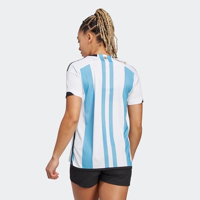 Miniatura 3 de adidas Camiseta de fútbol adidas para mujer Argentina 2022 de 3 estrellas