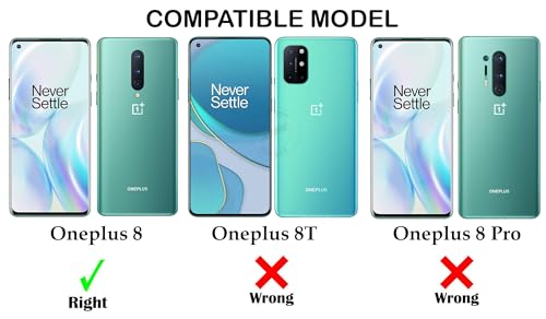 Image of Jkobi Back Cover for OnePlus 8 (Shockproof Crystal Clear Anti Yellow Case | Drop & Camera Protection | Hard Polycarbonate)
