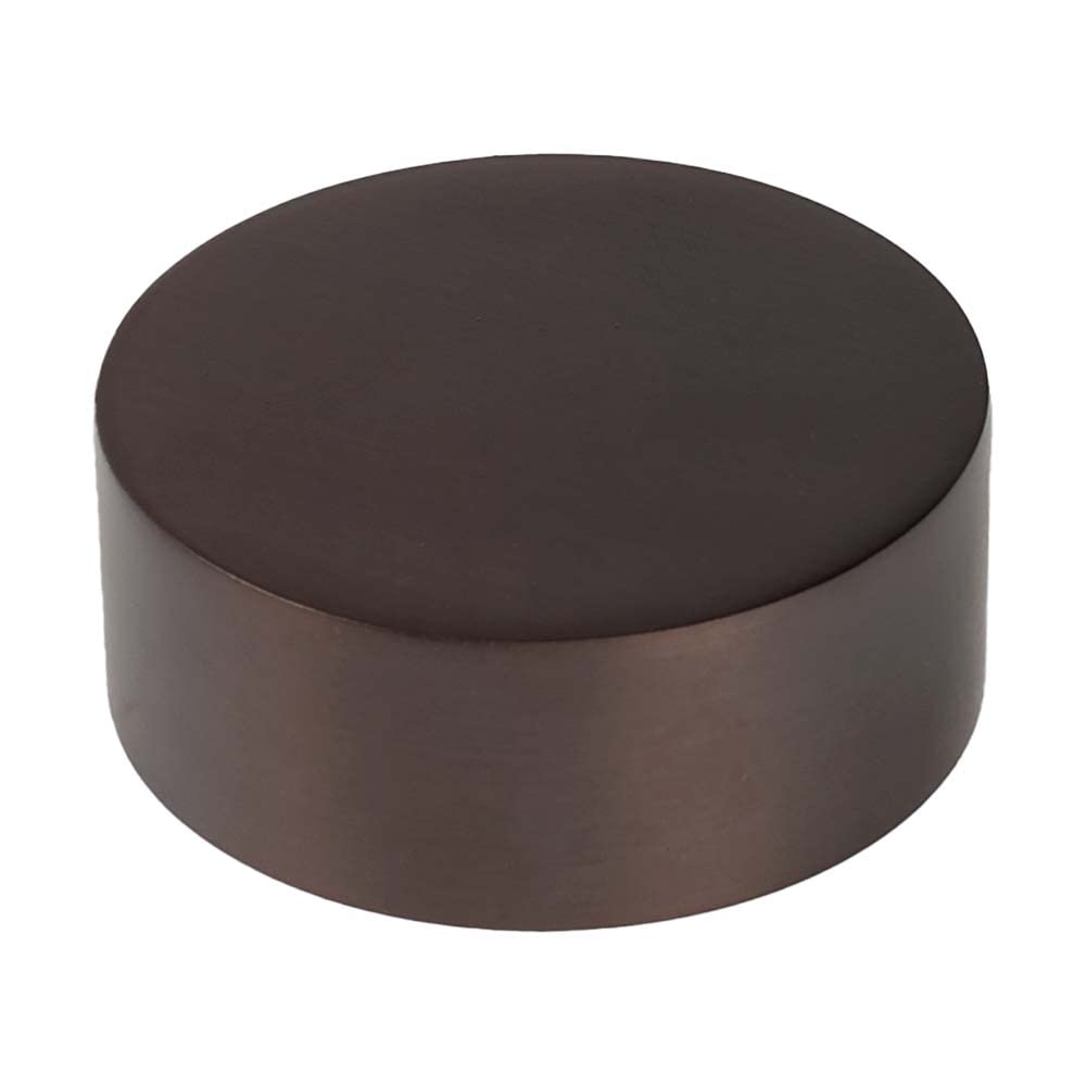 2" Dia. Antique Bronze Outer End Cap for 2" O.D. Rail Tubing - 1 Pack