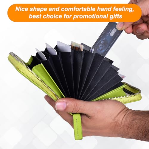 Image of Amazon Brand - Solimo Andrew Genuine Leather RFID Blocking Card Holder Ultra Strong Stitching 10 Card 2 Currency Holder 1 ID Window for Men and Women (11.5CM X9.5CM)