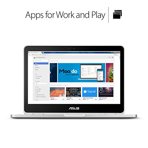 image for ASUS Chromebook Flip C302 2-In-1 Laptop- 12.5” Full HD 4-Way NanoEdg