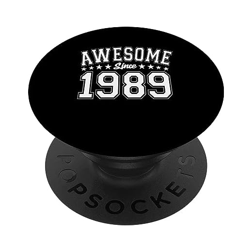 Impresionante desde 1989 Cumpleaños Impresionante Vintage PopSockets PopGrip Intercambiable