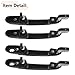 RLB-HILON 1Set Exterior Door Handle Compatible with Hyundai Accent 2006 to 2011 Year, for Dodge Attitude 2006 2007 2008 2009 2010 2011 Year