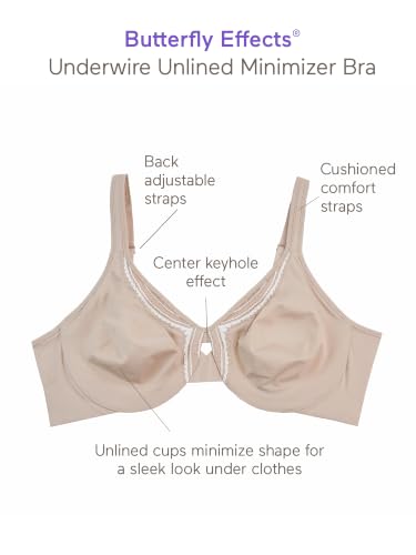 Image of Olga Women's Butterfly Effect Full-Figure Minimizer Bra Og35912