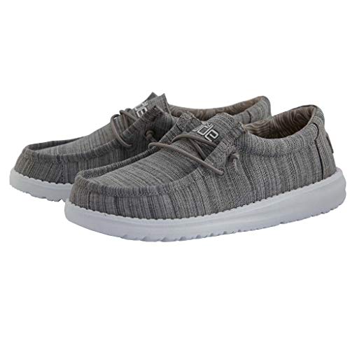 Image of HEYDUDE Wally Toddler Washed Canvas | Boy's Loafers | Boy's Slip On Shoes | Comfortable & Light Weight