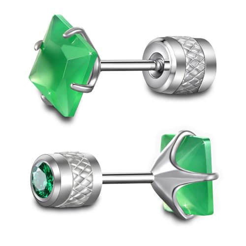 Hopply Pure Titanium Green Chrysoprase...