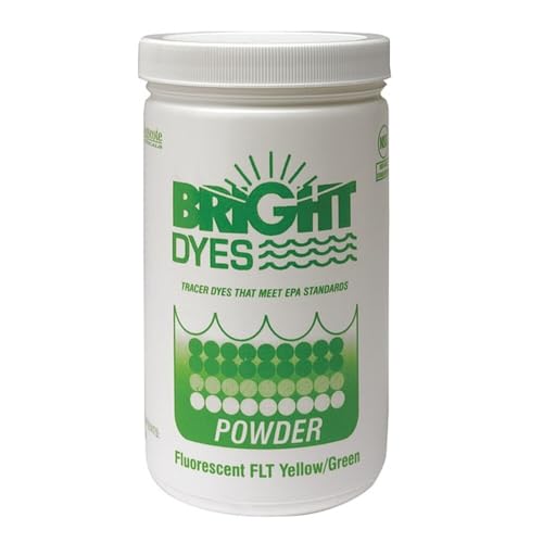 Bright Dyes Dye Tracer Powder, Flt Yellow/Green, 1 lb 1 lb. Fluorescent Yellow/Green 105001-1 Each