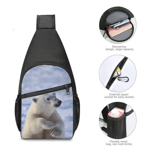 Morrales tipo Sling Bandolera Casual para Hombre y Mujer miniatura 5