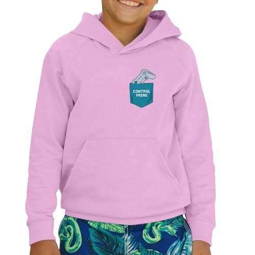 Sweat à capuche enfant Control Freak de qualité premium avec motif manette