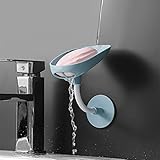 【Fácil de limpiar 】: la jabonera es fácil de limpiar y el agua puede fluir directamente del orificio de reflujo de la jabonera al fregadero, permitiendo que el jabón se mantenga seco y estable.