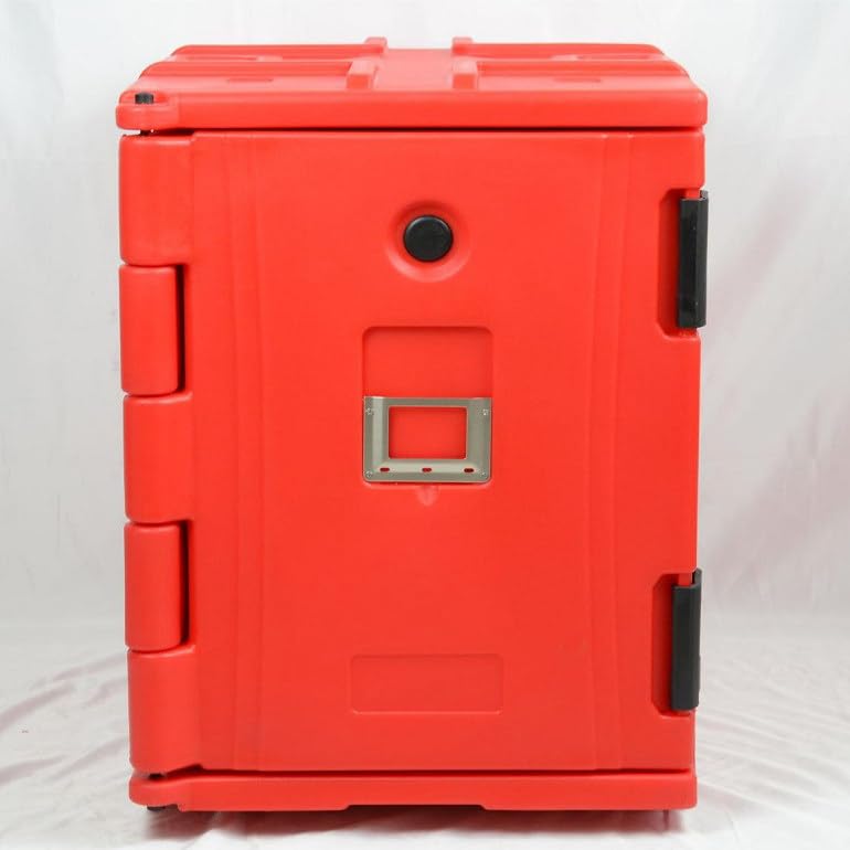 Soporte aislado de material LLDPE de grado alimenticio, calentador de sopa portátil, calentador de alimentos de carga frontal para catering, caja caliente