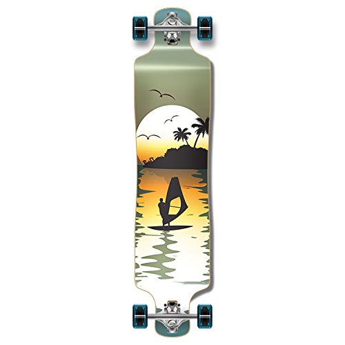 Buy Yocaher Beach Series Complete Lowrider Skateboards Longboard w