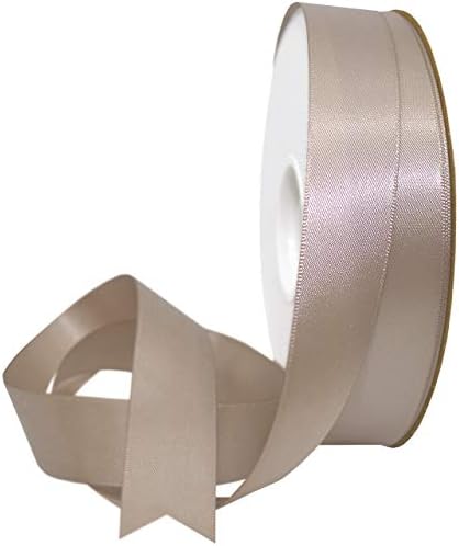 Morex Ribbon 08822/50-814 Double Face Satin Ribbon 7/8" X 50 YD Ginger Snap Ribbon for Gift Wrapping, Birthday Gift Cards, Satin Dress for Women, Silk Ribbons for Crafts, Wedding Gifts for Couple image 4
