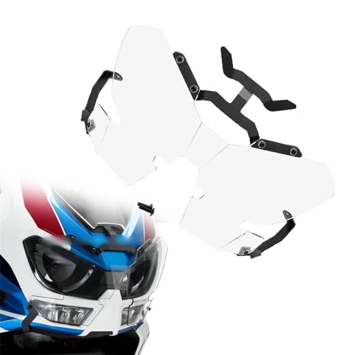 Couvercle protection phares Africa Twin CRF1100L pour éviter les bris d'optiques coûteux