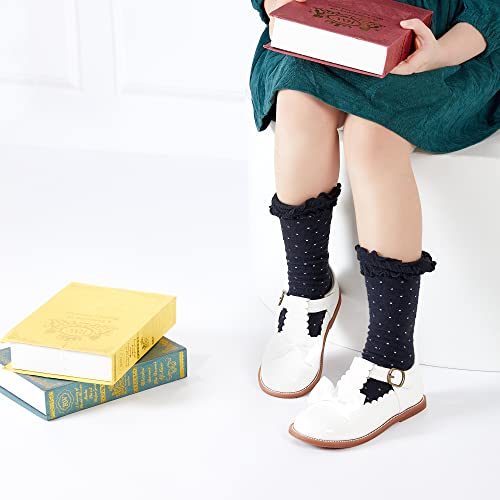 Image of Felix & Flora Toddler Little Girl Mary Jane Dress Shoes - Ballet Flats for Girl Party School Shoes