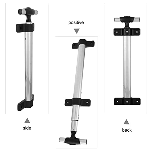 Image of Unomor 2 Pcs Single Tie Rod Stretchable Luggage Handle - Suitcase Pull Rod Replacement for Travel Bags, Trolley Case - Metal Wheel Aluminum Alloy
