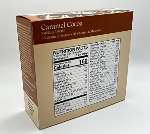 Caramel Cococa Bar - New Journey Weight Loss & Wellness - High Protein Nutrition Bar (7 bars/box) - Image 4