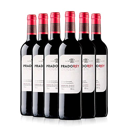 PRADOREY Roble - Rotwein - Spanischer Wein – Ribera del Duero -6 Flasche - 0,75 L