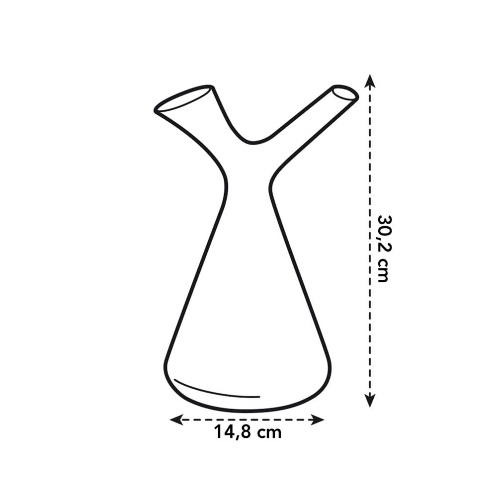 Elho Plunge konewka 20 - konewka do użytku wewnątrz i na akcesoria - Ø 15,0 x wys. 29,5 cm - czarny/czarny Living