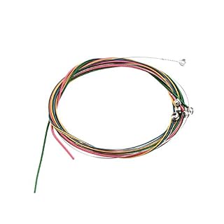 CandyT Jeu de Cordes de Guitare en Alliage de cuivre Ferme coloré Arc-en-Ciel Pratique Durable pour équipement de… - Les Beatles, Paul McCartney, John Lennon, RIngo Starr, George Harrison