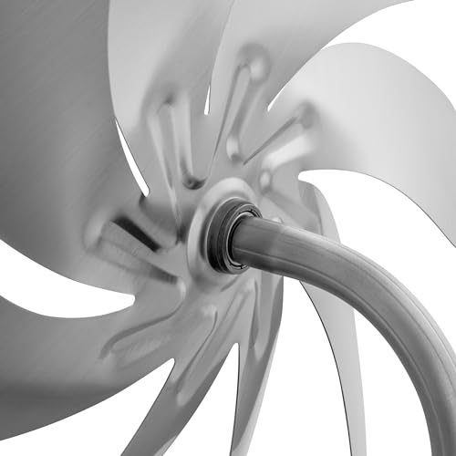 A1003 - SKARAT Speedy28 Windrad aus Edelstahl (28cm Rotor-Durchmesser), kugelgelagert - Made in Germany