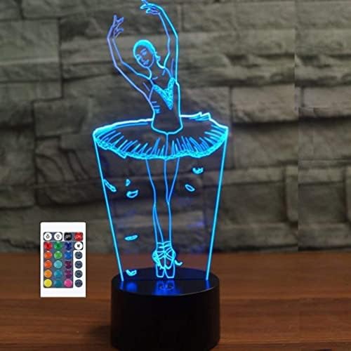 3d Artistic Gymnastics Night Light Lamp 7 16 Color Change | INDIA - View #10