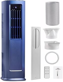 4-in-1 Portable Air Conditioner - 12000 BTU Cooling/Heating for 60m² Rooms | WiFi-Enabled Dehumidifier, Heater & Fan with Compressor | All-Season Smart Climate Control