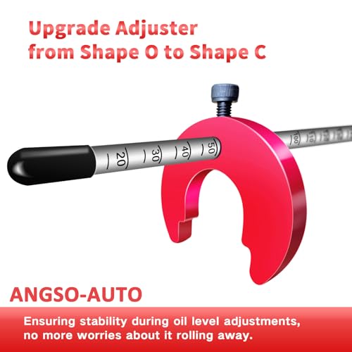 Image of Adjustable Fork Oil Level Measurement Gauge Tool for Motorcycle,Mountain Bike - Stable Shape C Adjuster, Accurate 300 mm Markings, Tuning Syringe with 60 ml Capacity