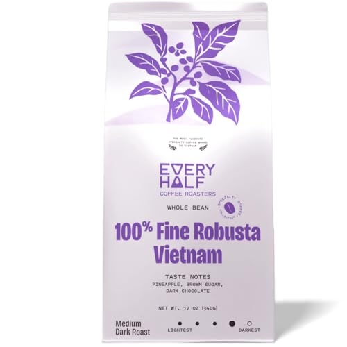 Every Half Coffee Roasters - 100% Fine Robusta Vietnam - Whole Be...