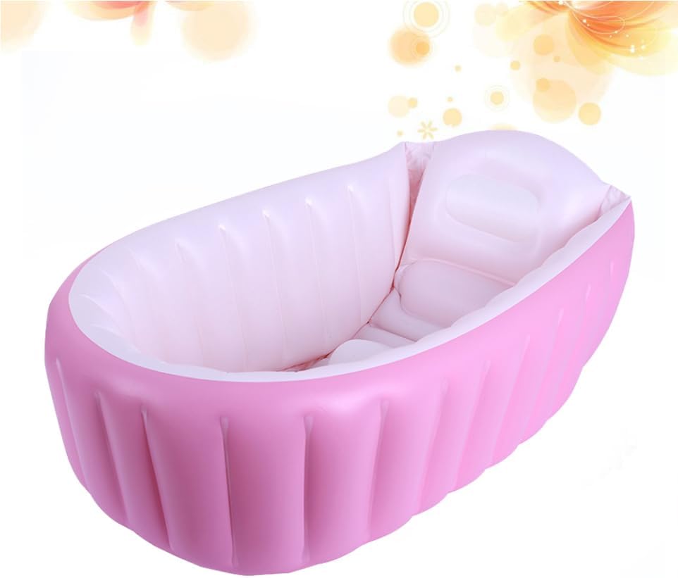 Milisten Boy Girl Boy Girl Bath Tub Inflatable Pool Float for and Thicken Bathtub Shower Basin Portable Inflatable Bathtub for Bathing