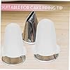 Garneck 2pcs Silicone Piping Tip Covers for Cake Nozzle Protection Flexible Dry Frosting Tip Sleeves Strong Adsorption Baking Tool for Cake Decorating and Icing Maintenance #5