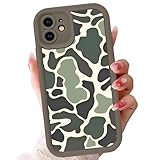 Zrutru Camo Phone Case for iPhone 11 6.1',Cool Leopard Print Cases Unique Cheetah Tortoise Design Pattern for Men Boys Teens,Soft TPU Shockproof Lens Protection Cover for iPhone 11