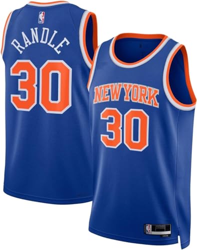 Julius Randle New York Knicks NBA Kids Youth 8-20 Blue Icon Edition Swingman Jersey (US Numeric 10 12 Regular Blue)