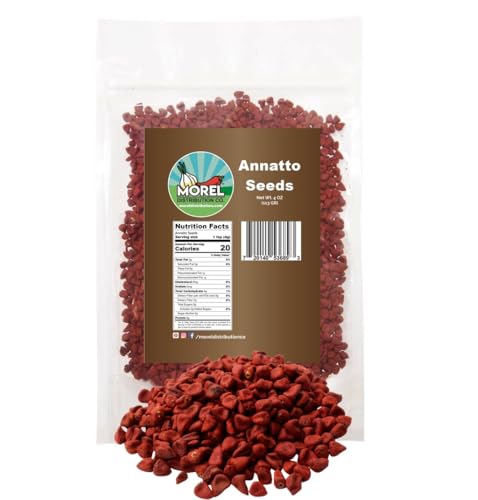 Whole Annatto Seeds, Semillas de Achiote, Bixa Orellana. 4 oz, 8 oz, and 1 lb. (4)