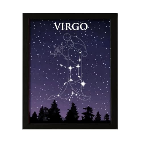 Designs ByLITA Virgo Zodiac Night Sky Wall Print
