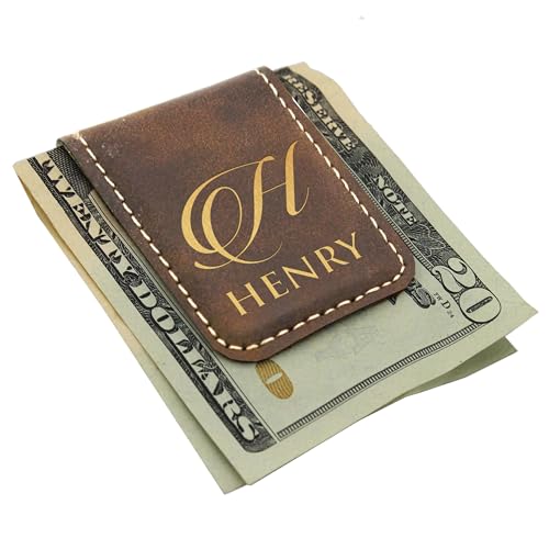 Personalized Magnetic Money Clip - Custom Engraved for Men, Him, Dad3