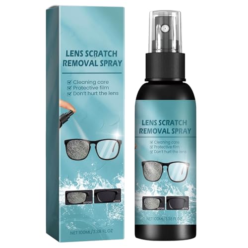 KOAHDE Glasses Cleaning Spray for Sunglasses Screen,Spray Limpiador de Arañazos Gafas,Líquido de Reparación de Cristales para Lentes,Líquidos de Limpieza de Gafas Antiarañazos,1PC